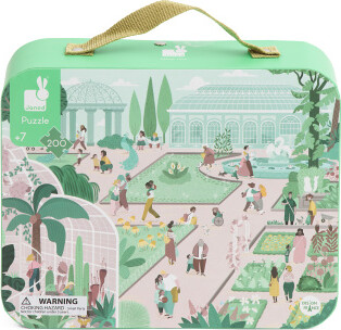 TJMAXX 200Pc Botanical Garden Suitcase Puzzle