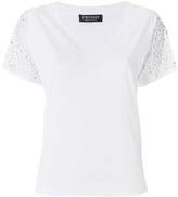 Thumbnail for your product : Twin-Set embellished-sleeve T-shirt