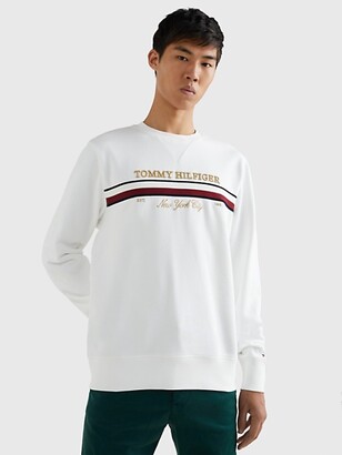 Tommy Hilfiger Men's White Sweatshirts & Hoodies | ShopStyle