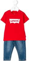 Thumbnail for your product : Levi's Kids T-shirt and jeans set