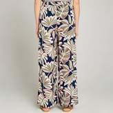 Thumbnail for your product : Apricot Navy Palm Leaf Palazzo Trousers