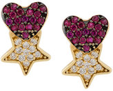 Thumbnail for your product : Anton Heunis star & heart earrings