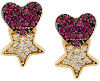 Anton Heunis star & heart earrings
