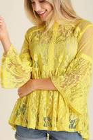 Thumbnail for your product : Umgee USA Lace Vintage Bohemian Top