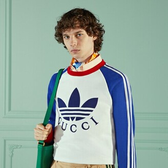 Gucci Adidas X Cotton Jersey Sweatshirt - ShopStyle Jumpers & Hoodies