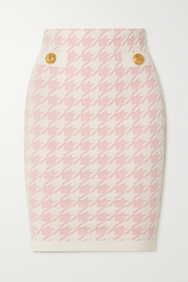 ミニスカート Balmain Knitted Mini Skirt Pink Balmain Knitted mini skirt available on SUGAR - 162373