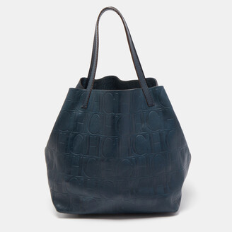 CH Carolina Herrera Leather-Trimmed Tote Bag - Neutrals Totes, Handbags -  WC323741