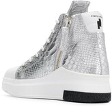 Thumbnail for your product : Cinzia Araia Snakeskin Effect High Top Sneakers