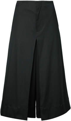 Bassike inverted pleat cropped pants