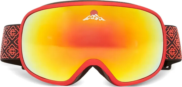 Casablanca Monogram-Strap Ski Goggles
