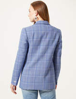 Thumbnail for your product : Marks and Spencer Checked Double Breasted Blazer