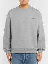 Thumbnail for your product : Balenciaga Melange Loopback Cotton-Jersey Sweatshirt