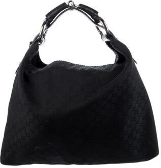 Gucci GG Canvas Large Horsebit Hobo ShopStyle