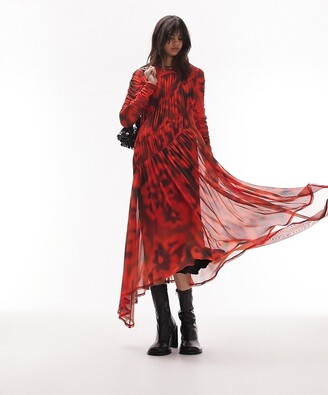 Topshop Women's Red Dresses | ShopStyle UK
