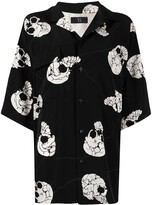 Thumbnail for your product : Y's Skull-Print Short-Sleeve Shirt