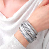 Thumbnail for your product : Penelopetom Lara Personalised Leather Wrap Bracelet