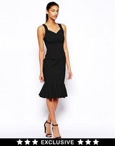 Thumbnail for your product : Hybrid Pencil Dress with Wrap Front and Peplum Hem