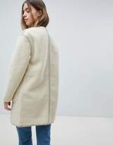 Thumbnail for your product : New Look Petite Collarless Coat