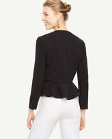 Thumbnail for your product : Ann Taylor Draped Ruffle Jacket