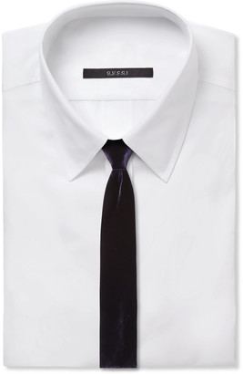 Lanvin 7cm Velvet Tie