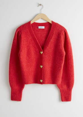 And other stories Playful Button Knit Cardigan