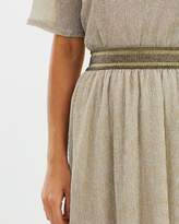 Thumbnail for your product : Moon River Metallic Knit Skirt