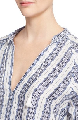 Sea Women's Stripe Linen Top