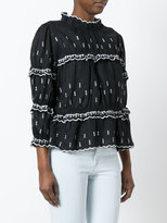Thumbnail for your product : Etoile Isabel Marant Daniela embroidered top - women - Cotton/Linen/Flax/Polyester - 38