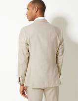 Thumbnail for your product : Marks and Spencer Textured Regular Fit Linen Jacket