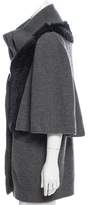Thumbnail for your product : 3.1 Phillip Lim Fur-Trimmed Cardigan