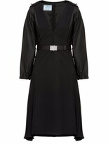 Thumbnail for your product : Prada Sable hooded dress