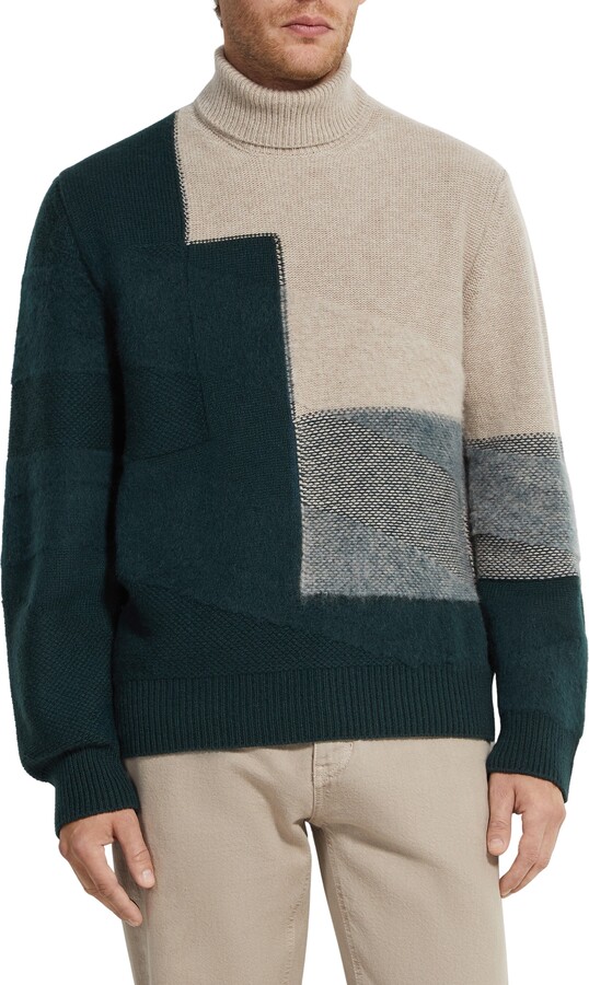 Ermenegildo Zegna Cashmere & Mohair Turtleneck Sweater