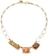 Thumbnail for your product : Kelly Wearstler Honolua Peach Moonstone, Druzy & Crystal Necklace