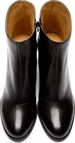Thumbnail for your product : Maison Martin Margiela 7812 MM6 Maison Martin Margiela Black Snakeskin Panel Ankle Boots