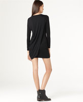Thumbnail for your product : Bar III Long-Sleeve Draped Mini Dress