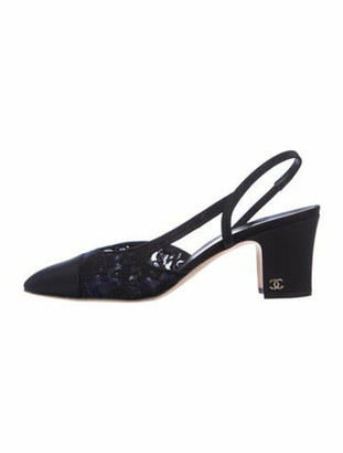 chanel shoes slingback