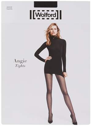 Wolford Angie Diagonal Swirl Tights