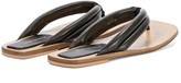 Thumbnail for your product : Dries Van Noten Leather thong sandals