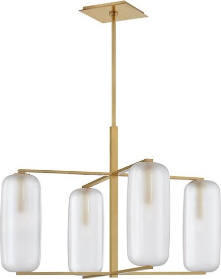 Hudson Valley Lighting Pebble 4 Light Pendant in White