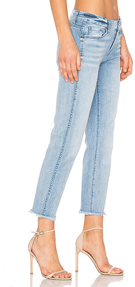7 For All Mankind Distressed Unfinished Hem Ankle Straight.
