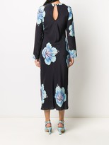 Thumbnail for your product : Rixo Floral Print Long-Sleeve Maxi Dress