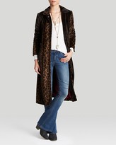 Thumbnail for your product : Free People Overcoat - Leopard Faux Pony Hair