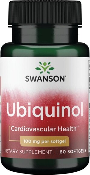 Swanson Health Products SwansonUbiquinol100mg60Sgels
