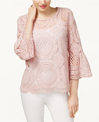 INC International Concepts Lace Sweater, Only at Macy's