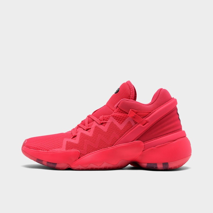 bright pink basketball shoes