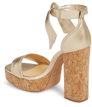 Alexandre Birman Celine Ankle Tie Platform Sandal