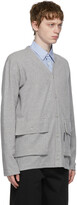 Thumbnail for your product : Comme des Garçons Homme Grey Double-Faced Cardigan