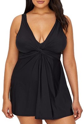 miraclesuit plus size swim dress