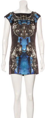 Just Cavalli Silk Digital Print Dress w/ Tags