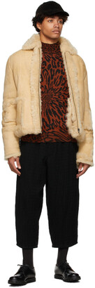 Études Orange Prophet Leopard Turtleneck Sweater